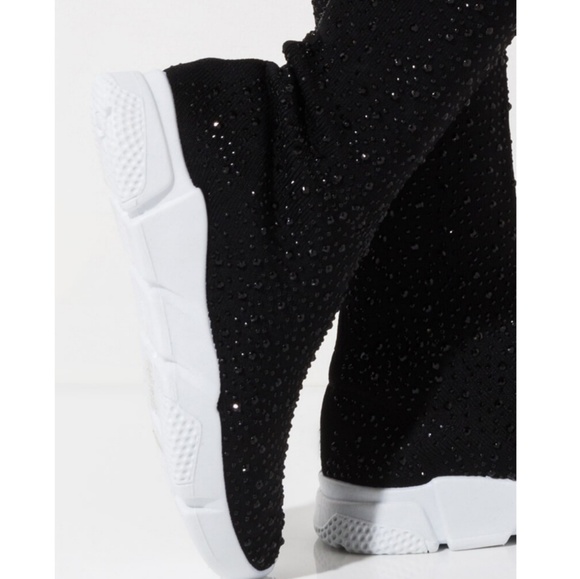 Last Size 6 ๐๐คRhinestone Embellished Over Knee - Picture 3 of 8